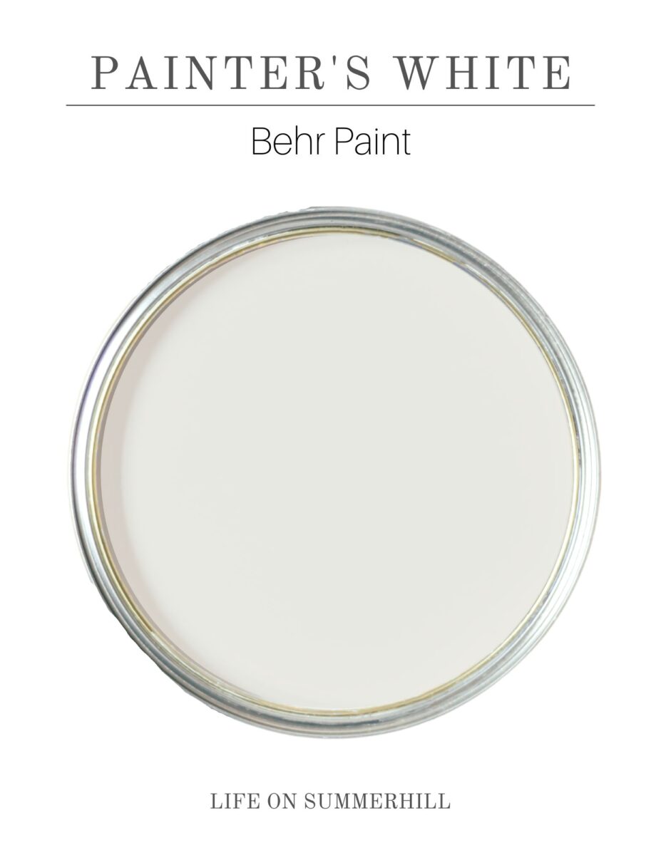 painters white by behr
