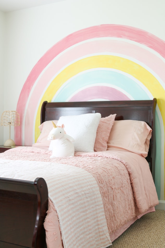 Toddler girl bedroom decor on a budget