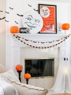 DIY sheet ghost Halloween Decoration