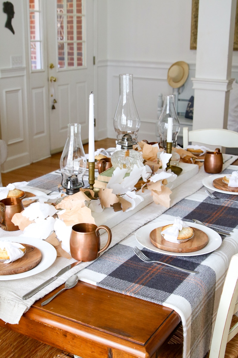 How to style a table with a blanket
