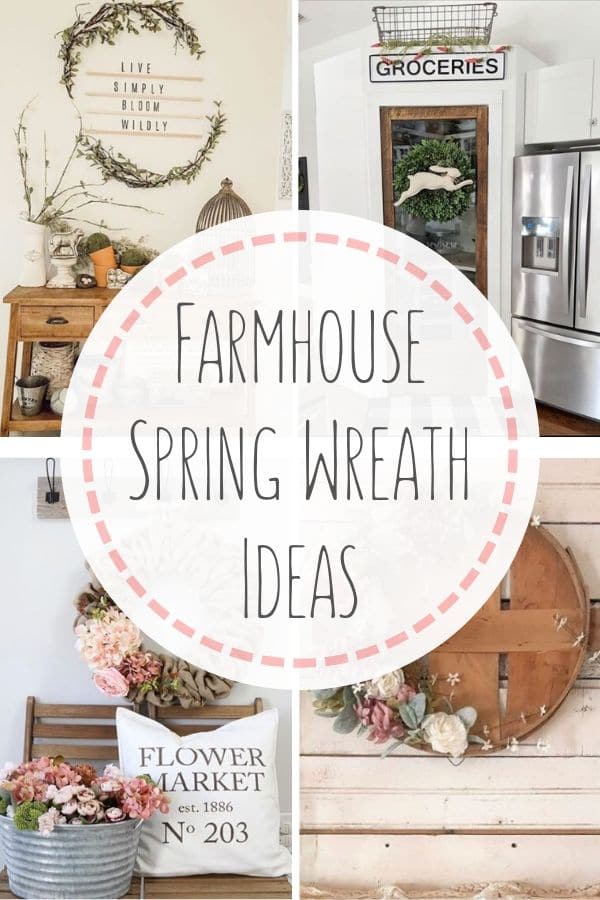 Farmhouse spring wreath ideas
