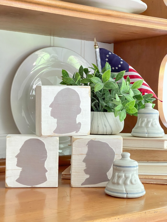 presidents silhouettes craft