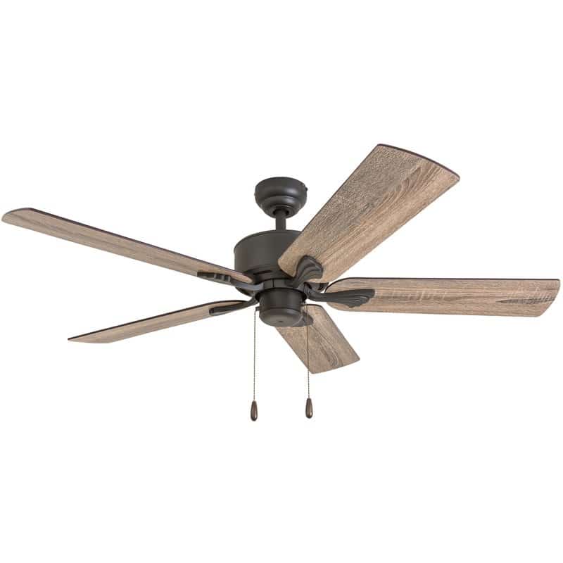 Affordable farmhouse ceiling fan 52" Ravenna 5 blade ceiling fan
