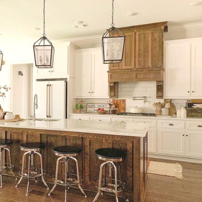 A Farmhouse Kitchen with some wooden touches by Signs of Hope